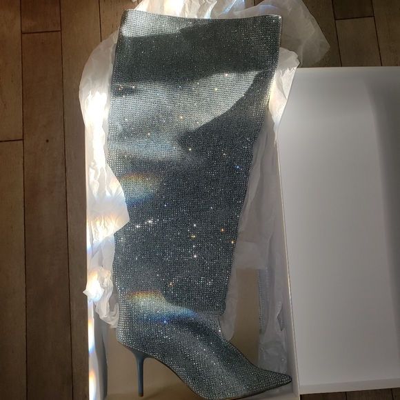 GOOD AMERICAN DIAMOND SLOUCHY BOOT - Picture 4 of 4